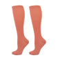 Flat Panel Brick Red Compression Calf Socks Size L/XL (39-42) | Christmas Retro Warm Gift | Flat Brick Red Compression Socks for Autumn Winter Wear