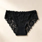Black Hollow Out Lace Panties 4 Pack Size XXL | Halloween Plus Size Allure Gift | Cotton Gusset High Elastic Big Size Briefs