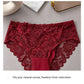 Navy Blue Hollow Out Lace Panties 4 Pack Size M | Halloween Refined Fit Gift | Cotton Gusset Stretchy Comfort Women&