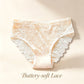 Nude Hollow Out Lace Panties 4 Pack Size M | Christmas Natural Fit Gift | Cotton Gusset Stretchy Comfort Invisible Briefs