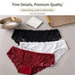 Nude Hollow Out Lace Panties 4 Pack Size XXL | Christmas Plus Size Invisible Gift | Cotton Gusset High Elastic Big Size Briefs