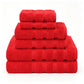 Bright Red 40x71cm Pure Cotton Towel | Halloween Eye‑Catching Home Gift | Quick Dry Absorbent Hand Towel