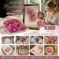Purple Cloud Gradient Preserved Hydrangea Resin Craft Flower Set of 3 Boxes