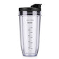 Replacement Ninja Blender Cup Compatible with 32oz 24oz 18oz BL480 BL482,24oz Blender Cup with Flip鈥慣op Lid,Halloween Home Kitchen Supply Gift
