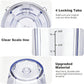 Replacement Ninja Blender Cup Compatible with 32oz 24oz 18oz BL480 BL482,2Pcs 18oz Blender Cups & 2Pcs Flip鈥慣op Lids,Halloween Kitchen Replacement Parts Gift