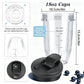Replacement Ninja Blender Cup Compatible with 32oz 24oz 18oz BL480 BL482,2Pcs 18oz Blender Cups & 2Pcs Flip鈥慣op Lids,Halloween Kitchen Replacement Parts Gift