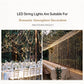 Male‑Female Connector 8‑Modes LED String Light Controller, Multiple Light Effects Switchable For Party Atmosphere, Halloween Scene Ornament Part, Warm White