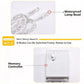 Male‑Female Connector 8‑Modes LED String Light Controller, Multiple Light Effects Switchable For Party Atmosphere, Halloween Scene Ornament Part, Warm White