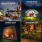 1PCS Portable Camping Lantern, Rechargeable LED Tent Light with 4 Lighting Modes & Adjustable Brightness, IP65 Waterproof, for Power Outages Camping Hiking Fishing