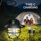 1PCS Portable Camping Lantern, Rechargeable LED Tent Light with 4 Lighting Modes & Adjustable Brightness, IP65 Waterproof, for Power Outages Camping Hiking Fishing