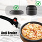 Removable Handle for Pans and Pots, 10kg Holder Detachable Handles Locking Handle and Serrated Mouth