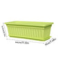 1 Pc Purple Garden Planter Box, Rectangular Outdoor Herb and Vegetable Container for Backyard Balcony, 28 x 7 in