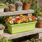 1 Pc Purple Garden Planter Box, Rectangular Outdoor Herb and Vegetable Container for Backyard Balcony, 28 x 7 in