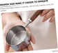Mini Stainless Steel Saucepan with Wooden Handle, Non Stick Cooking Pot, 250 ml