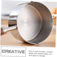 Mini Stainless Steel Saucepan with Wooden Handle, Non Stick Cooking Pot, 250 ml