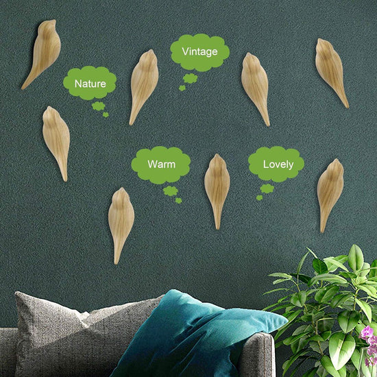 Resin Bird Coat Hooks for Clothes Hats and Towels, Decorative Wall Mount