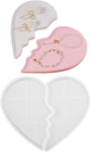 Heart Tray Mold – Jewelry Tray Mold Silicone, Jewelry Holder Resin Mold, Epoxy Resin Casting Mold, Jewelry Tray Dishes for Jewelry Storage