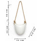 Set of 3 white ceramic wall pots - Fei Yu