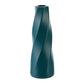 Plastic Vase Imitation Ceramic Flower Pot Table Arrangement Dark Blue