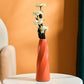 Plastic Vase Imitation Ceramic Flower Pot Table Arrangement Dark Blue