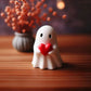 Halloween Creative Resin Middle Finger Ghosts, Ghost Festival Decorations, Spranks, Provocation, Garden Decorations, Crafts Bat ghost 8CM