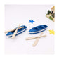 Miniature Dollhouse Rowing Boats with Oars Mini Fairy Garden Resin Rowing Boat Dollhouse Nautical Ornament