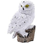 White Owl Solar Garden Light Waterproof Resin Landscape Lamp for Outdoor Garden Decoration