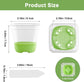 12 Piece Square Grow Pots with Drainage and Plant Labels, 10 cm