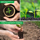 60 Piece Biodegradable Round Grow Pots with Drainage, 8 cm