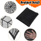Halloween Spiderweb Lace Fireplace Mantel Scarf, Spooky Door Table Decoration for Carnival Party, 45 x 248 cm