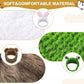 Cat Costume Hats Set of 5, Cute Lion Mane Bunny Banana Frog Sunflower Design Pet Headwear for Cats and Small Dogs, Halloween Party Dress Up Accessory, Soft Warm Material