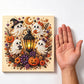 Halloween Ghost Diamond Painting Art 20x20cm - Rhinestone & Pearl Decor