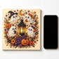 Halloween Ghost Diamond Painting Art 20x20cm - Rhinestone & Pearl Decor