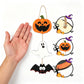 Halloween Pumpkin Ghost Bat Hanging Ornament Set 18.5inch