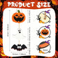 Halloween Pumpkin Ghost Bat Hanging Ornament Set 18.5inch