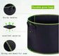 5 Pack 10 Gallon Plant Grow Bags, Non-woven Fabric Planting Pots, Reusable Breathable Garden Plant Bags, 40 x 30cm Black Planter Bags for Vegetables & Flowers
