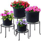 5 Pack 10 Gallon Plant Grow Bags, Non-woven Fabric Planting Pots, Reusable Breathable Garden Plant Bags, 40 x 30cm Black Planter Bags for Vegetables & Flowers