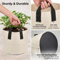 5 Pack 7 Gallon Felt Plant Grow Bags, Non-woven Fabric Planter Pots with Handles, Fabric Growing Containers for Potato, Vegetables, Flowers & Seedling Nursery