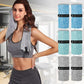 6 Pack Microfiber Sports Towels, 40 x 80cm Quick Dry Dual Sided Absorbent Gym Towels, Cationic Dye Sweat Wiping Towel for Fitness, Workout, Camping & Outdoor Activities