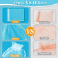 50 White Organza Bags 3&