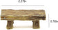 3Pcs Mini Resin Bench Miniature Fairy Garden Bench Dollhouse Accessories Statue DIY Decor Gift