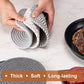 7 Inch Trivets for Hot Dishes, Pots and Pans, 5 Heat Resistant Pot Holders for Kitchen, Home Essentials, Hot Pads for Countertop and Table, Farmhouse Decor Vase Mats, Gray
