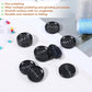 10 Pcs Large Black Buttons 1 Inch Black Buttons for Sewing 4 Hole Flatback 25mm Big Round Resin Coat Button for Crafts, Clothing, Suits, Overcoats, Winter Coats, Jacket, Sewing DIY Art Craft Projects