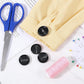 10 Pcs Large Black Buttons 1 Inch Black Buttons for Sewing 4 Hole Flatback 25mm Big Round Resin Coat Button for Crafts, Clothing, Suits, Overcoats, Winter Coats, Jacket, Sewing DIY Art Craft Projects