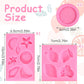 4Pcs Lemon Fondant Mold Lemon Cookie Dessert with Leaves Candy Chocolate Mold Silicone Summer Fruit Snack Molds for Cupcake Topper Cake Decoration Candy Sugar Craft Paste Baking Dessert Clay Resin