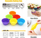 Silice Cupcake Baking Cups 24 Pack, Reusable & N-stick Muffin Cupcake Liners Holders Set for Party Halloween Christmas, Easy Clean Pastry Muffin Molds（Pack of 24,Multicolor）