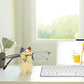 Creative Glasses Holder Stand for Desk, Cute Cat Eyeglasses Holder Display Stand, Sunglasses Spectacle Display Rack, Fun Resin Glasses Keeper Optical Accessories, Nightstand Home Office Desk Decor (Cat)