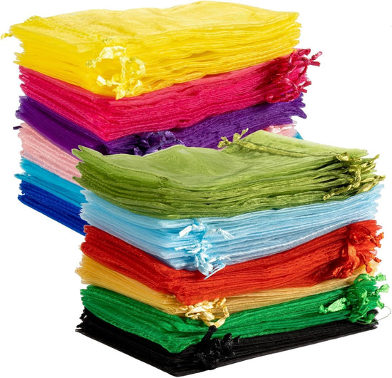 120PCS Organza Bags 4&