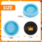 24 Pieces Resin International Chess Molds Silicone Checkers Epoxy Molds Chess Resin Casting Mold for Home Decoration Jewelry Cake Pendant Making Supplies(Blue)