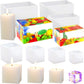 7 Pieces Square Resin Molds Rectangle Resin Molds Candle Mold Cube Casting Molds for Insect Specimen Coaster Flower Pot Candle Soap Jewelry Holder Interior Design DIY Making Craft, 7 Sizes